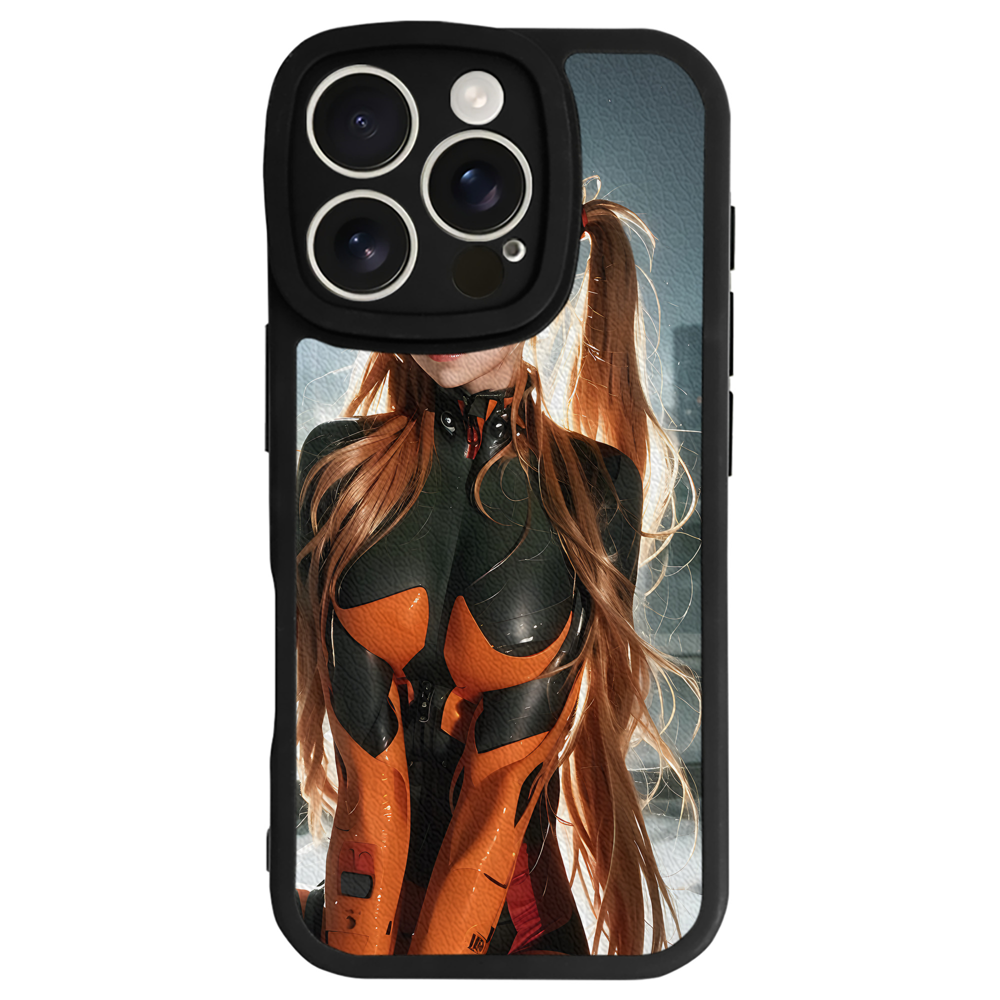 （画像用） EVA 新世紀エヴァンゲリオン 【iPhone 16シリーズ対応】シリコンスマホケース（レザー調） 材質：シリコン
